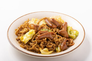ホルモン焼きそば