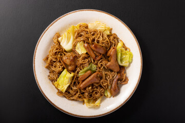 ホルモン焼きそば