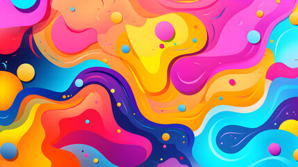 Fototapeta na wymiar Cute colorful abstract background.