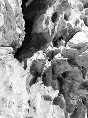 Cueva de Las Güixas, Villanúa, Pyrenees, Huesca, Aragon, Spain. Cave that can be visited in...