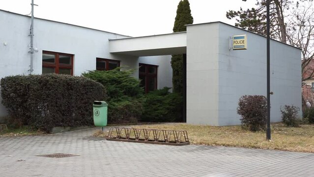small police station in the suburbs