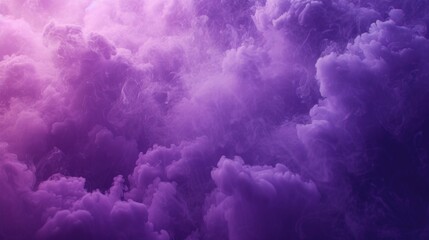Fototapeta na wymiar A vibrant purple cloud filled with thick smoke. This image can be used to depict mystery, pollution, or a surreal atmosphere
