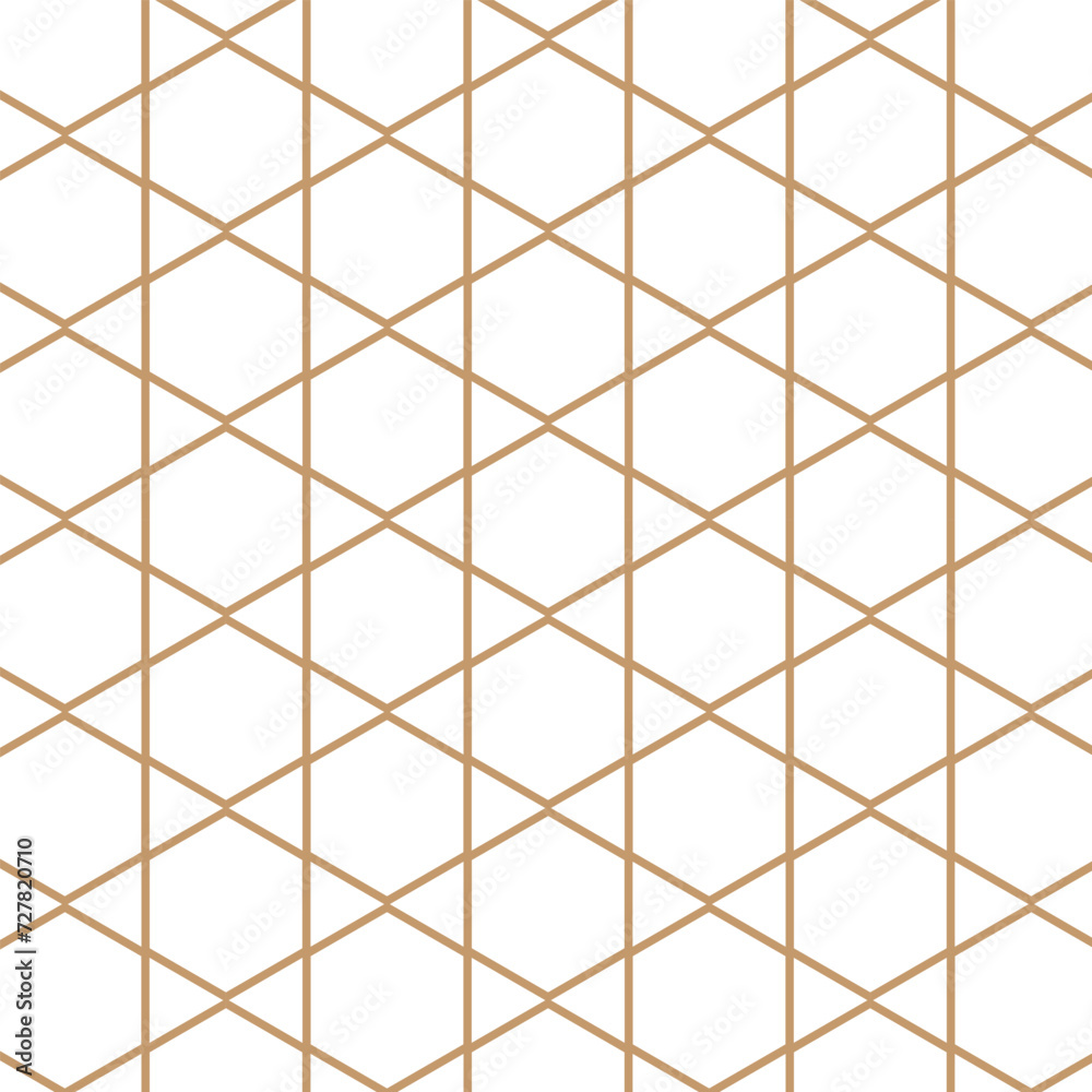 Poster abstract seamless repeatable brown cross line pattern.