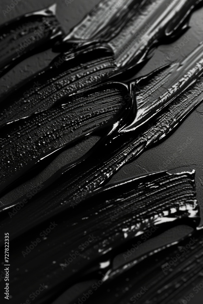 Poster Close-up shot of a bunch of scissors placed on a table. Versatile image suitable for various projects