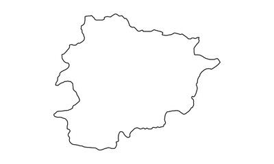 Andorra Map Country