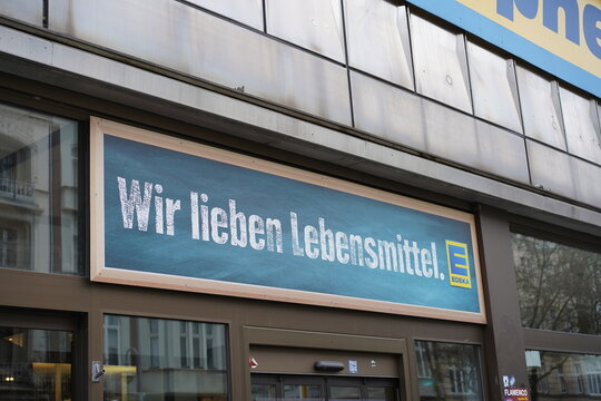 Filiale von Edeka in Berlin am 04.02.2024