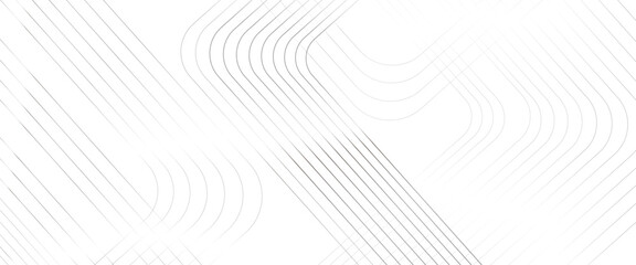 Vector white geometric lines angles shapes in white and of the gray pattern of lines abstract transparent background.