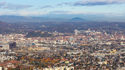 Graz city view, Steiermark, Austria