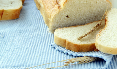 white bread loaf on a wooden table