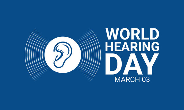 world hearing day, World hearing day,  creative concept design for banner, poster, vector illustration.