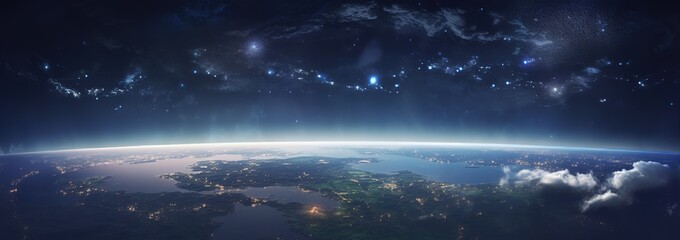 aerial photo shoot showing prison with sunset