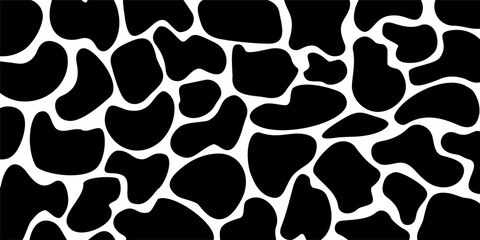 Panther texture, fluid organic shapes abstract design, blotch shapes, different forms for paint liquid silhouette drop in modern style, liquid irregular blob shape