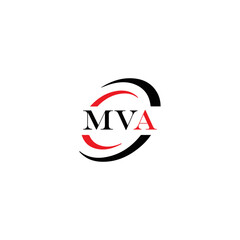 MVA logo. MVA set , M V A design. White MVA letter. MVA, M V A letter logo design. Initial letter MVA letter logo set, linked circle uppercase monogram logo. M V A letter logo vector design.	
