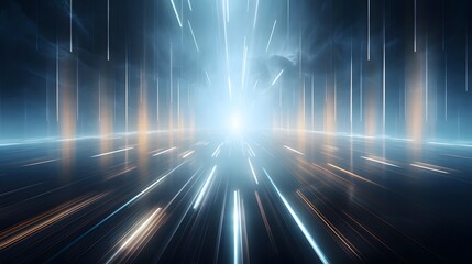 an abstract image of a tunnel of light