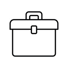 toolbox icon with white background vector stock illustration