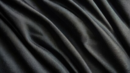 Fototapeta premium close up of a black fabric