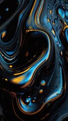 abstract black water background