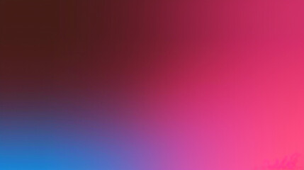 Strawberry pink, neon blue, and dark chocolate brown color gradient background. PowerPoint and...