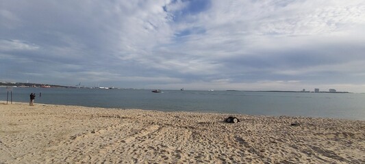 clouds over the lake