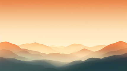 Fototapeta premium Stunning mountains, panoramic peaks PPT background