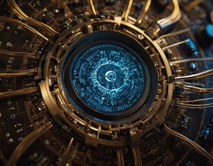 Obraz premium Defenders of Data Fortifying Networks in the Cybersecurity Landscape