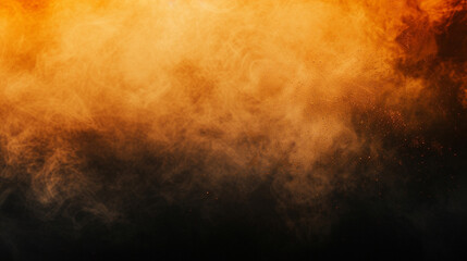 October mist, sand, orange, and black color gradient and grunge background. PowerPoint and Business...