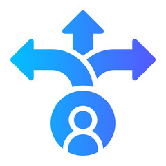 pathways gradient icon