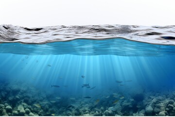 Fototapeta na wymiar water wave underwater blue ocean swimming pool