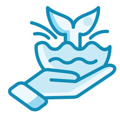 Ocean Conservation Icon