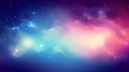 Mysterious star themed gradient background with countless twinkling stars