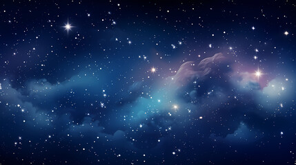 Obraz premium Mysterious star themed gradient background with countless twinkling stars