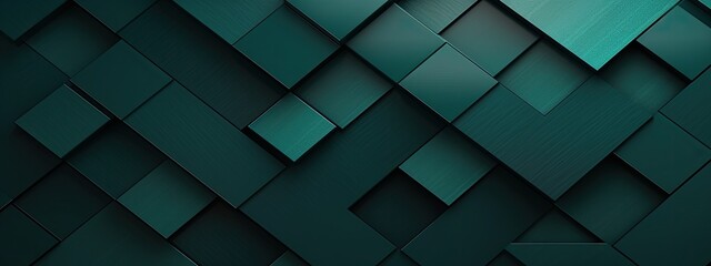 Turquoise elongated cubes with a metallic shine effect, arranged in layers and set against a dynamic 3D background.