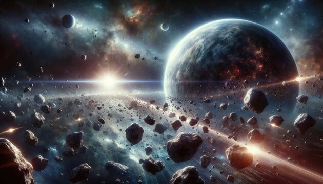 Asteroid Viewpoint: Cosmic Convergence © savantermedia