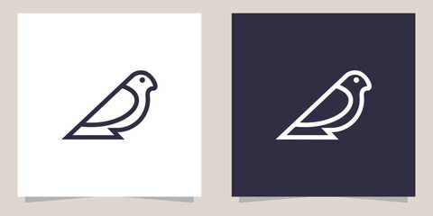bird logo design vector