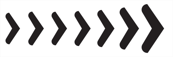 Arrow icon. Set black arrows symbols. Blend effect. Vector isolated on white background. vector. PNG