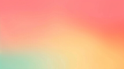 Pastel pink, teal, butter yellow, papaya orange color gradient background. PowerPoint and Business...