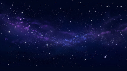 Obraz premium Mysterious star themed gradient background with countless twinkling stars