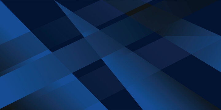 Modern dark blue paper background with dark 3d layered line triangl