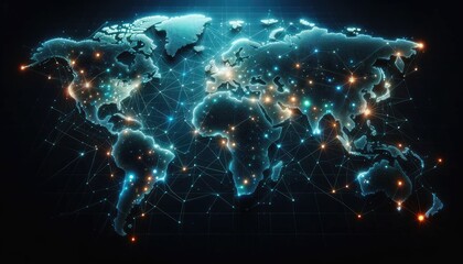 Digital World Connectivity Map