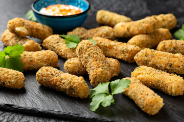 Jalapeno finger bites with creamy cheese. party food