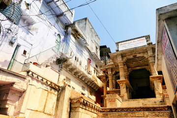 Fototapeta premium Historical Hindu temple in Udaipur, Rajasthan