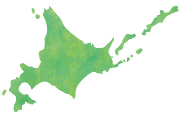 北海道 地図 © shiori