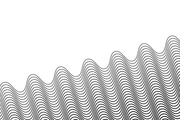 Wave Lines Pattern Abstract Background. Vector Illustration. Wallpaper. Backdrop. Banner