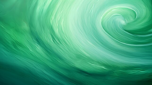a picture of a green swirl background