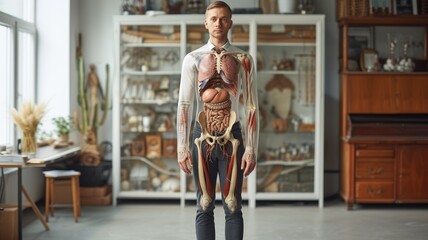 internal anatomy man