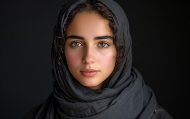 Surprised Multiracial Baby Looking at the Camera