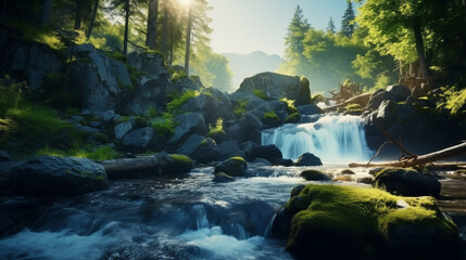 waterfall in the forest