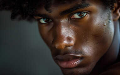 Fototapeta premium Close Up Portrait of a Person With Braids on Their Head