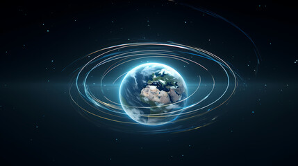 Cosmic illustration showing vibrant cosmic background