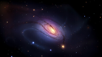 Cosmic illustration showing vibrant cosmic background